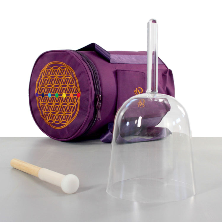 Perfect Sound Handheld Crystal Singing Bowl （with bag）