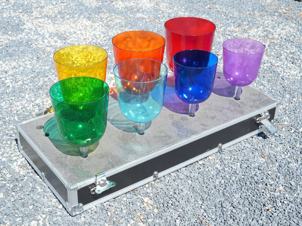 Perfect Sound Handheld Dyed Crystal Singing Bowl