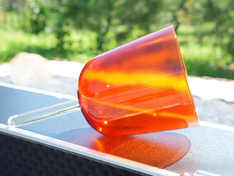 Perfect Sound Handheld Dyed Crystal Singing Bowl