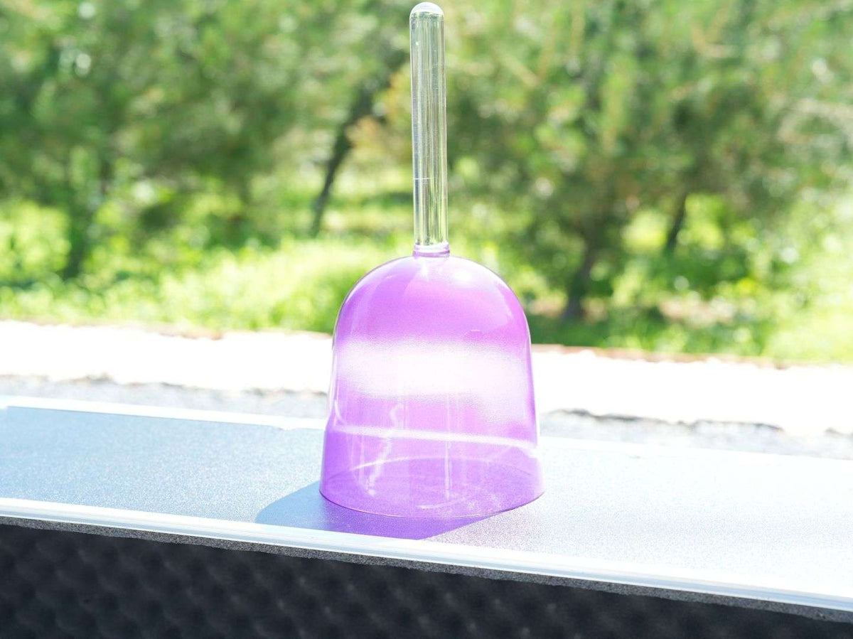 Perfect Sound Handheld Dyed Crystal Singing Bowl