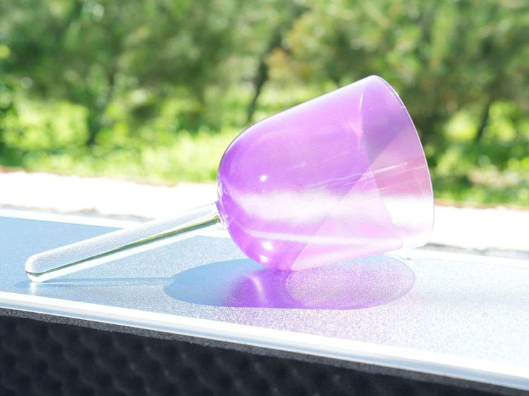 Perfect Sound Handheld Dyed Crystal Singing Bowl