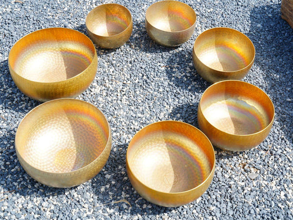 6 - 11 Inch Second Octave Singing Bowl 7 Pcs Set