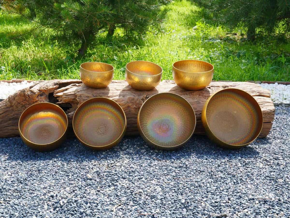 6 - 11 Inch Second Octave Singing Bowl 7 Pcs Set