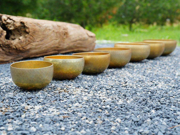 5.5 - 10 Inch Third Octave Singing Bowl 7 Pcs Set