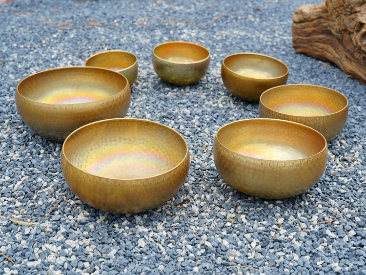 5.5 - 10 Inch Third Octave Singing Bowl 7 Pcs Set
