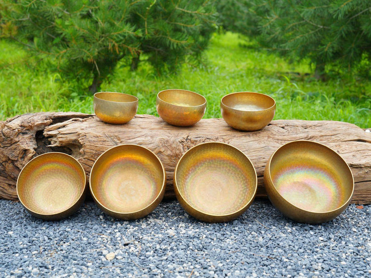 5.5 - 10 Inch Third Octave Singing Bowl 7 Pcs Set