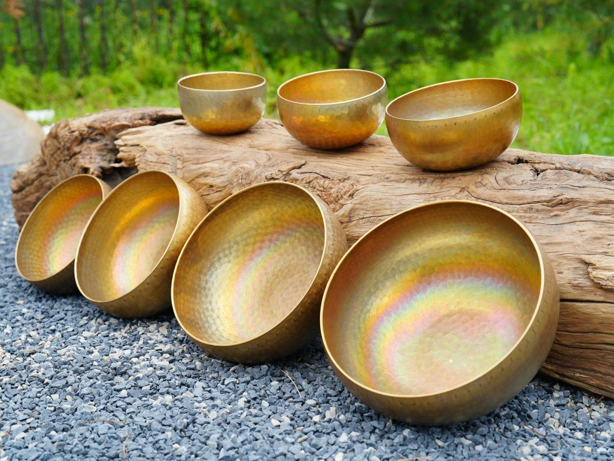 5.5 - 10 Inch Third Octave Singing Bowl 7 Pcs Set