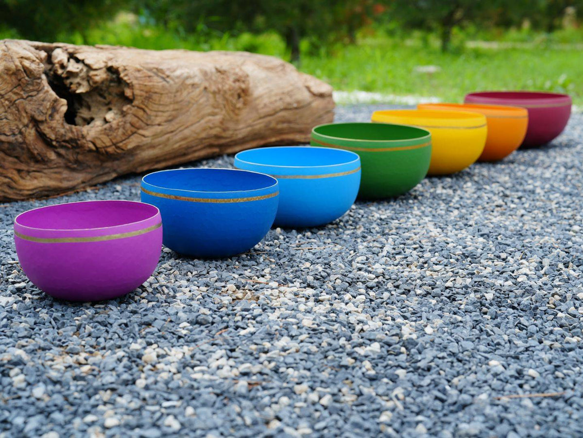 5.5 - 10 Inches Third Octave Rainbow Bowl Set (Coated Version)
