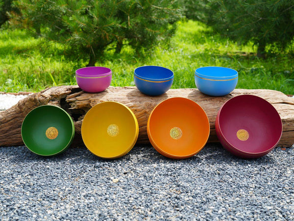 5.5 - 10 Inches Third Octave Rainbow Bowl Set (Coated Version)