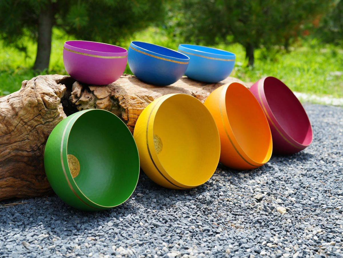 5.5 - 10 Inches Third Octave Rainbow Bowl Set (Coated Version)