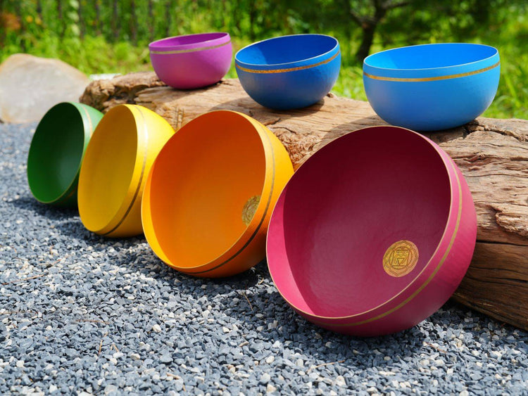 5.5 - 10 Inches Third Octave Rainbow Bowl Set (Coated Version)